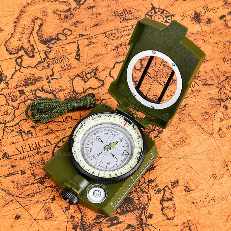 High-Precision Multi-Functional Outdoor Folding Compass K4580ABS for Camping and Education Compass
