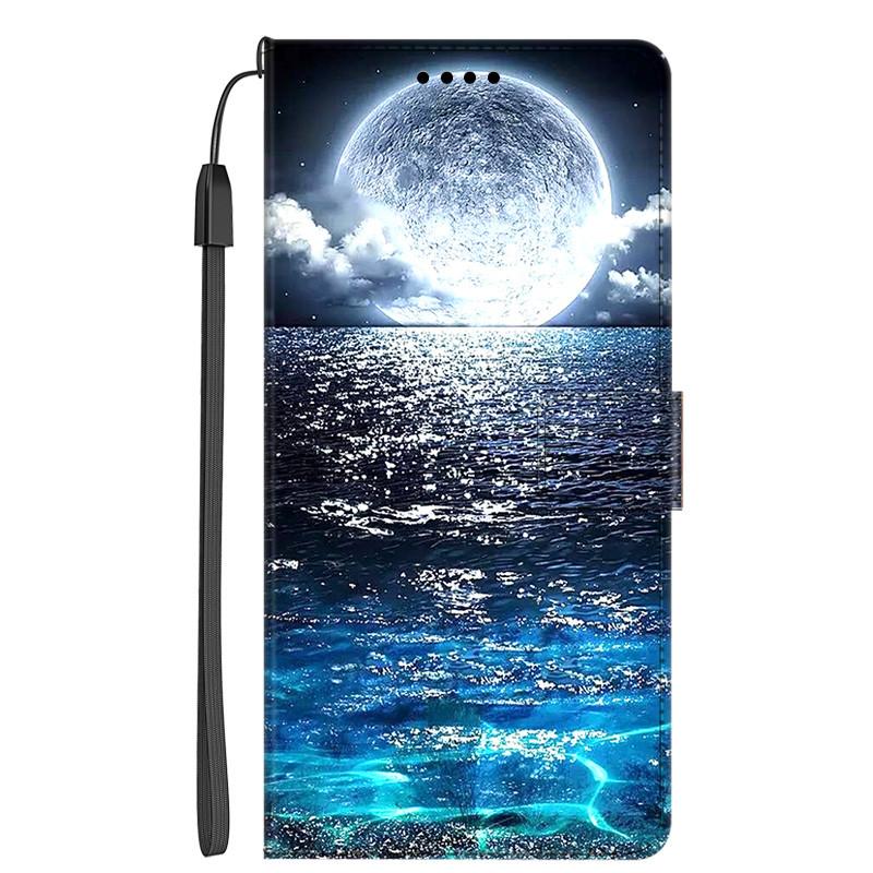 

For Samsung Galaxy M32 Case Leather Magnetic Case for Samsung Galaxy A22 4G 5G Flip Wallet Painted Funda J4 Plus Stand Book Capa Samsung A22 4G