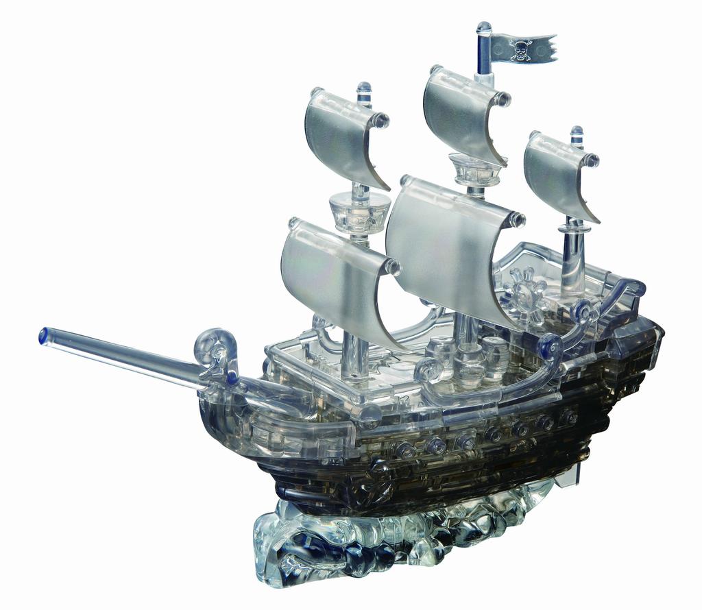 BEVERLY Crystal Puzzle 98 Piece Pirate Ship Black 50141