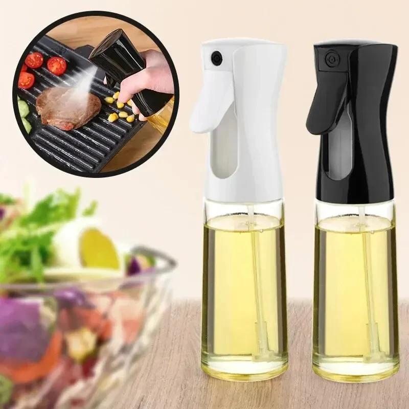 

1pc 200ml300ml Oil Spray Bottle Kitchen Cooking Olive Oil Dispenser Camping BBQ Baking Vinegar Soy Sauce Sprayer Containers