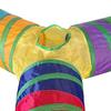 Cat Tunnel Tube Toy for Indoor Cats 5 Way/3 Way/S-Shaped Collapsible Play Tunnel with Interactive Peep Hole for Kittens Puppies Rabbits