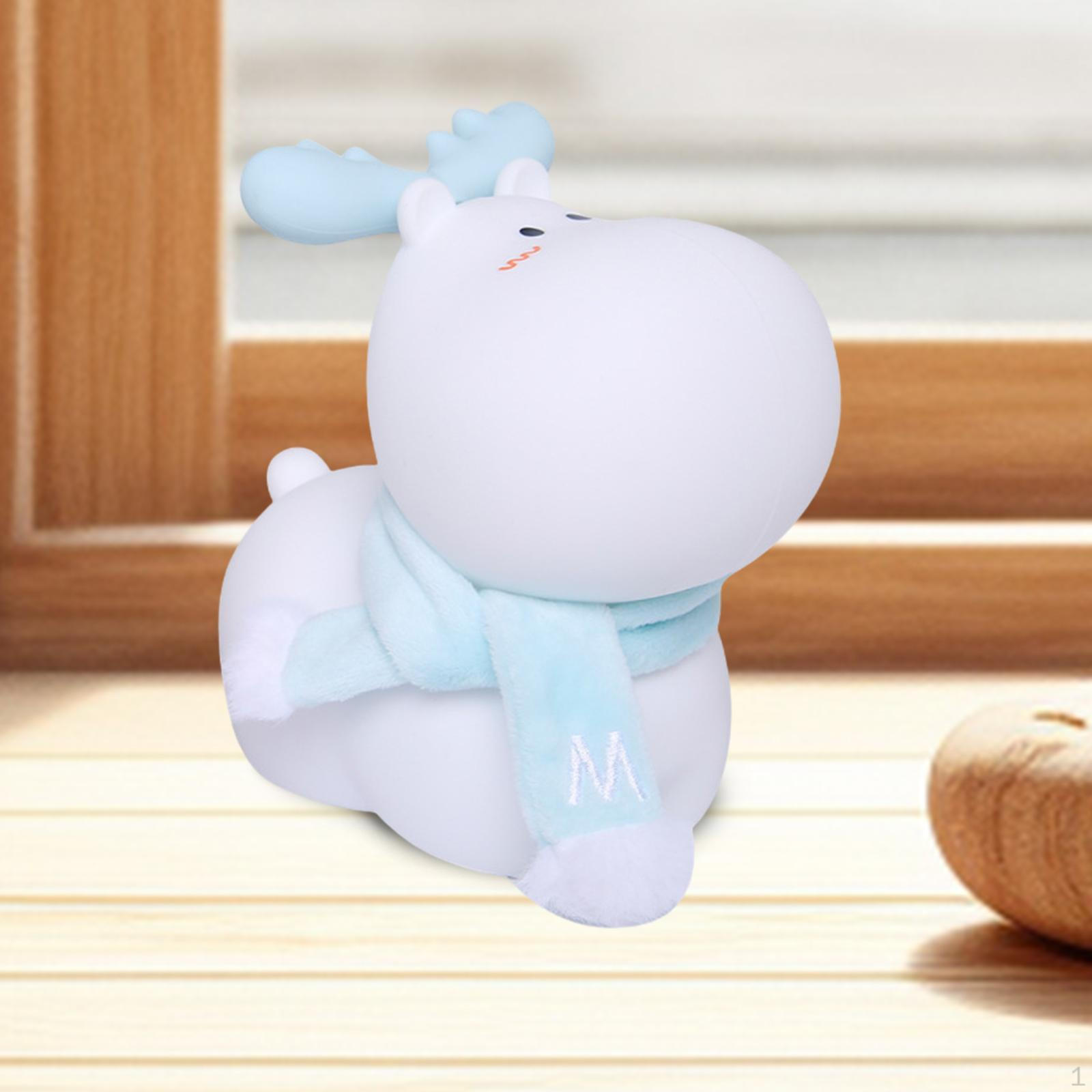 

Creative Night Lamp, Table Ornament, Bedside Beautiful Decorative Statue, Desktop синій