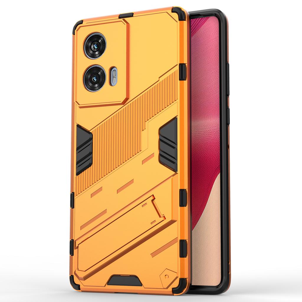 Für Motorola Edge 50 Fusion 5G Hülle PC+TPU Stoßfeste Handyhülle mit Ständer