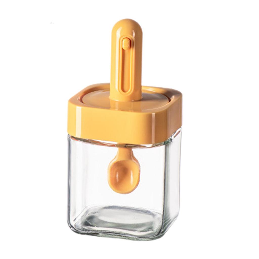 Seasoning Jar Spice Jar Mini Multipurpose Storage Bottle with Cover Conserve Container Kitchen Gadgets Washable Seasoning Box