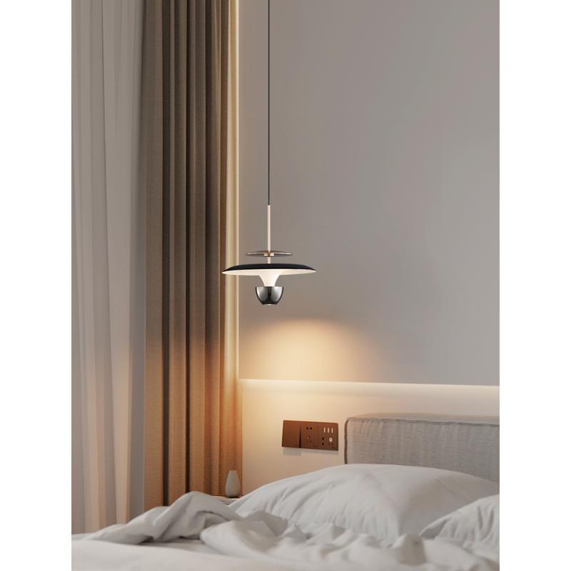 2024 new bedside chandelier high-end sense bedroom light home luxury small chandelier creative modern minimalist  hanging lamp
