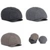 Klassische Shelby Peaky Blinders Mütze aus Wolle für Herren
