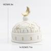 Castle Figurine Resin Compact Tower Sculpture Castle Sculpture for Shelf for Living Room Bedroom Study Nursery Bedside Display