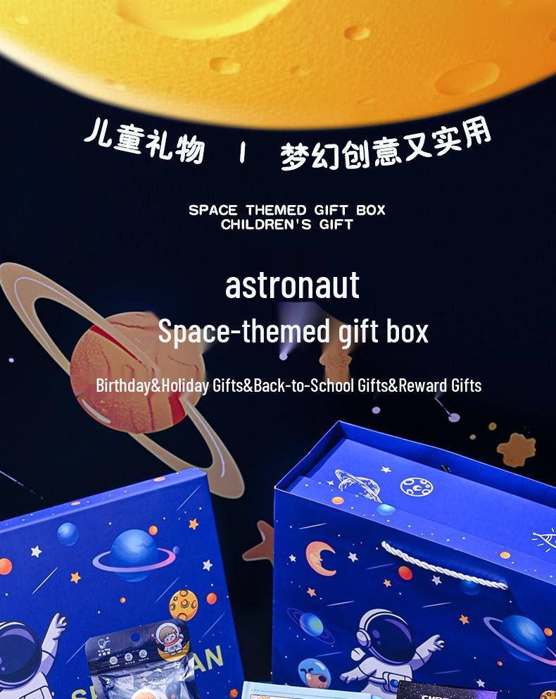 Children's Day Astronaut Stationery Gift Box for 10-Year-Old Boys - Surprise Birthday & Back-to-School Gift