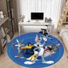 1pc Bugs Bunny Looney Tunes Office Round Area Rug, Bedroom Living Room Home Decor, Room Deco,  Offic A1016112