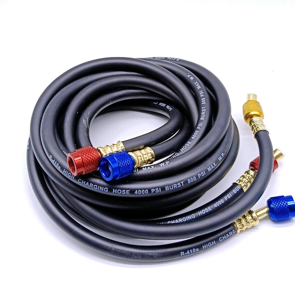 R134a R410A AC Refrigerant Charging Hoses HVAC Air Conditioning Tool Car Silicone Hose Pipe Air Condition System Maintenance