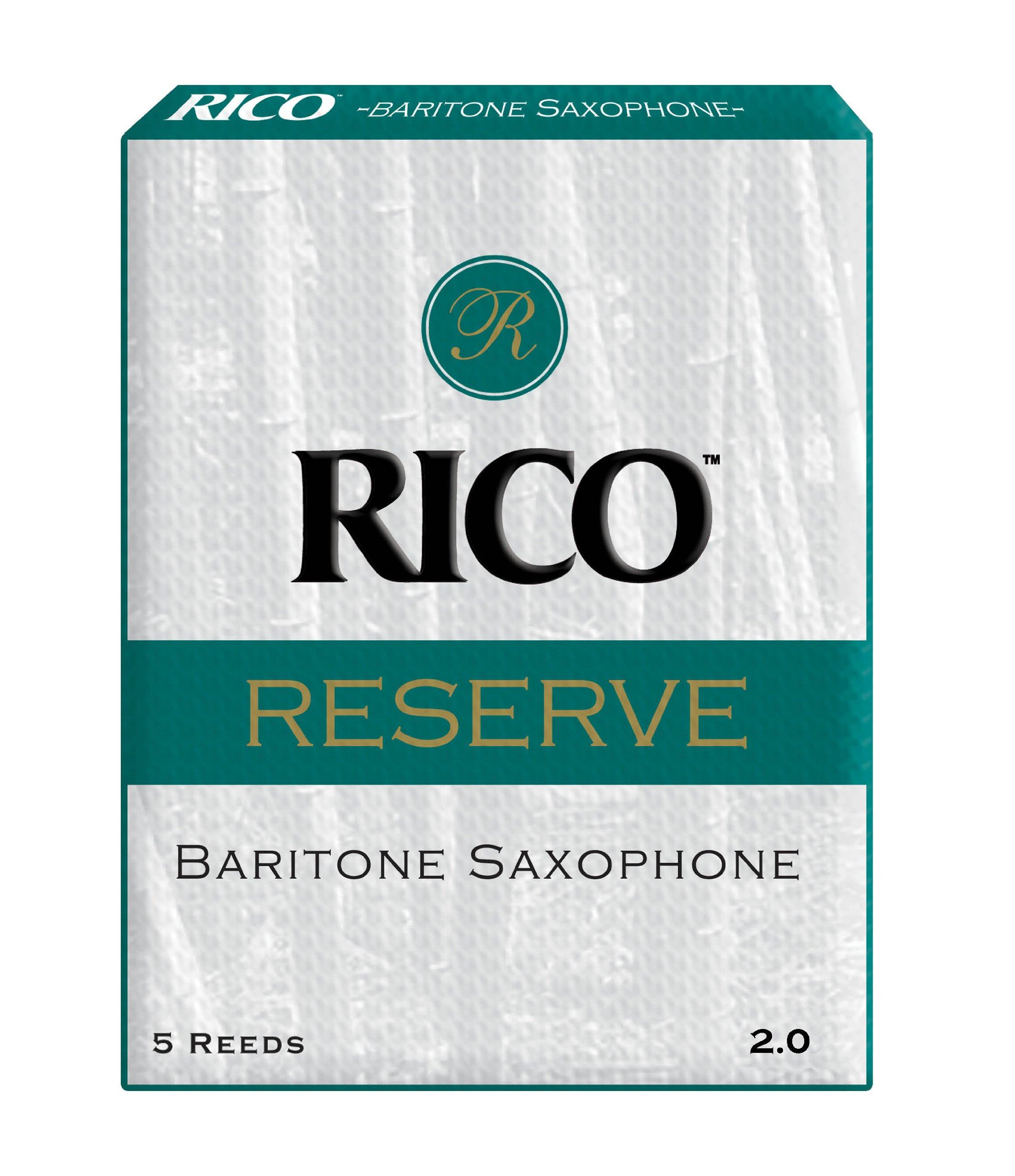 

RICO Reed Reserve Baritone Saxophone 2 RLR0520 Strength (5 pieces)