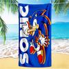 1pc Sonic Hedgehog Adventure Beach Towel,quick Drying Absorbent Beach Towel,outdoor Sports Swimming Beach towel,Soft and Comfortable Y73030