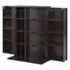 VEVOR Szafka na media, 4-poziomowy organizer na półki DVD, 610 x 368 x 846 mm Organizer na multimedia na CD, DVD, książki, gry