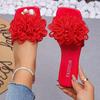 Fashion Summer New Women's Slippers 2025 Fashion flower Women's Sandals Bathroom Slippers Banquet Party Women's Shoes slides women