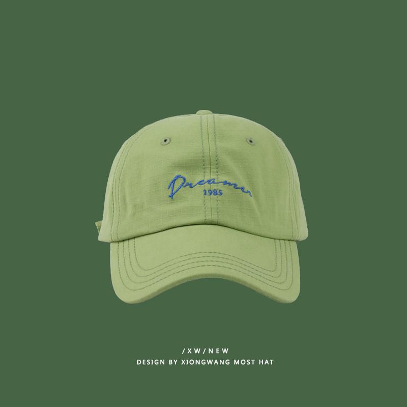 

Cotton Casual Baseball Cap With Trendy Embroidery For Sports Beach And Streetwear