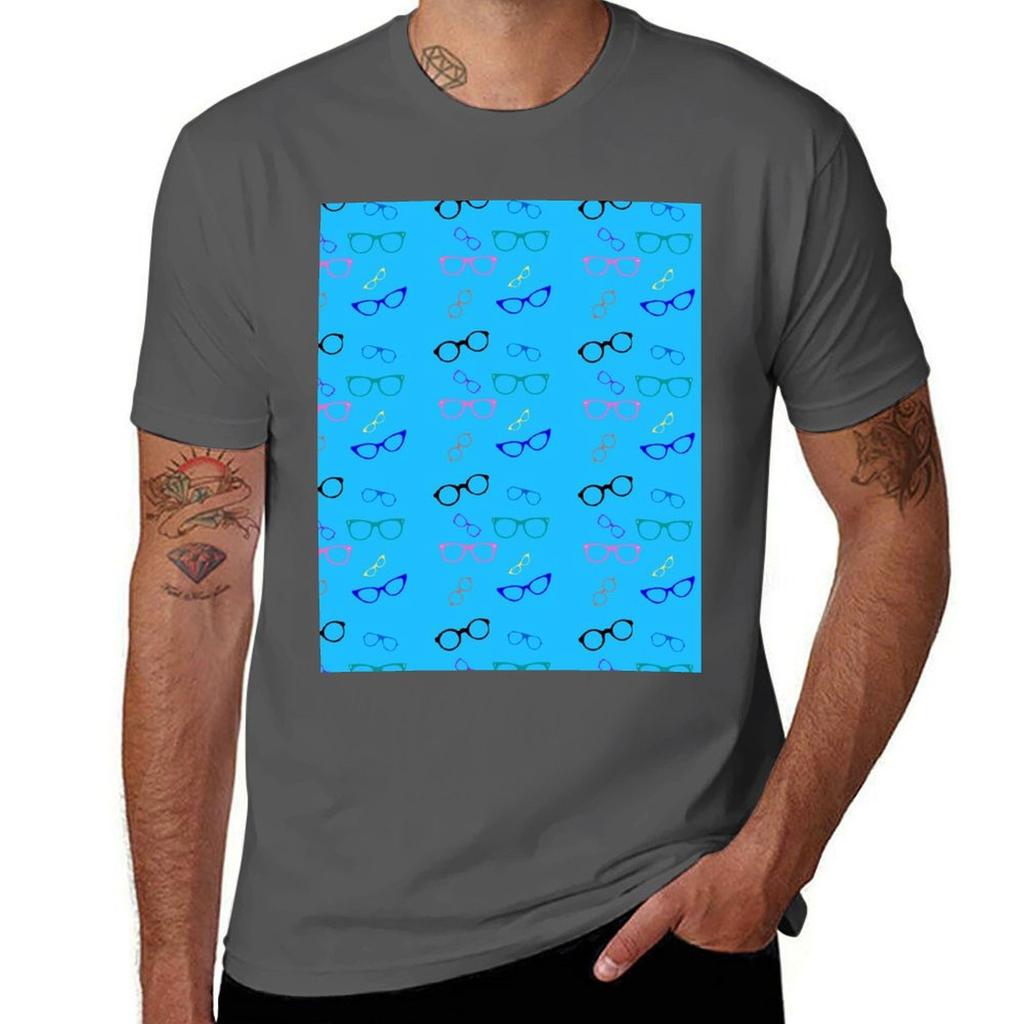 Glasses Everywhere Tshirt Breathable Basic Cotton Tshirt