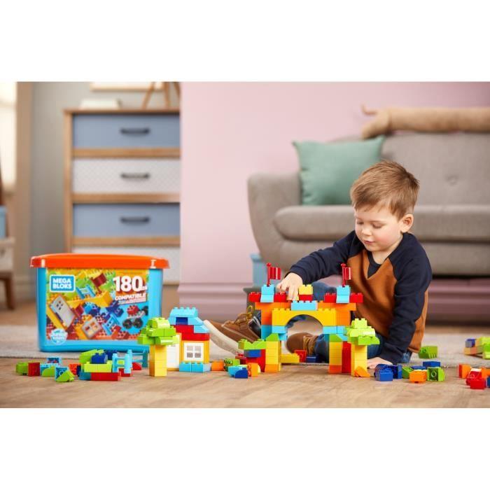 MEGA BLOKS Junior Builders Baril 180 blocs - 2 ans et +
