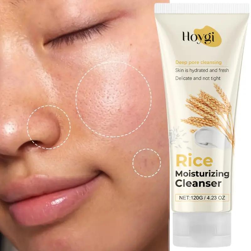 Rýžová esence Hydratační čisticí pleťový přípravek Hloubkové čištění, Uzamknutí hydratace