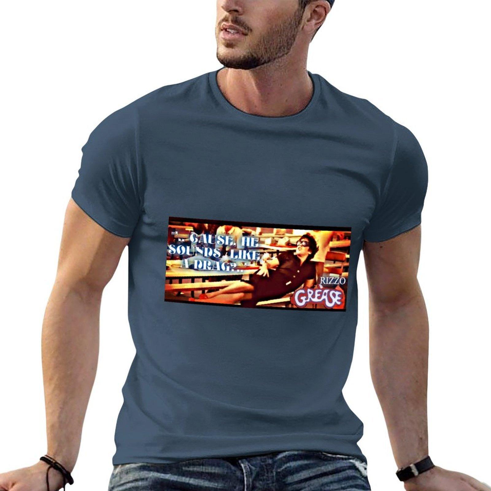Grease Rizzo Cause He Sounds Like A Drag Tshirt Unisex T Shirt Cotton 100 T Shirt Unisex Plain Essential T Shirt Tshirt S