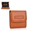 Lens Filter Case, 5-Pocket Camera Lens Filter Carry Case, Leather Lens Filter Pouch with Hook and Magnetic Closure, Holds Up To 100mm Filters