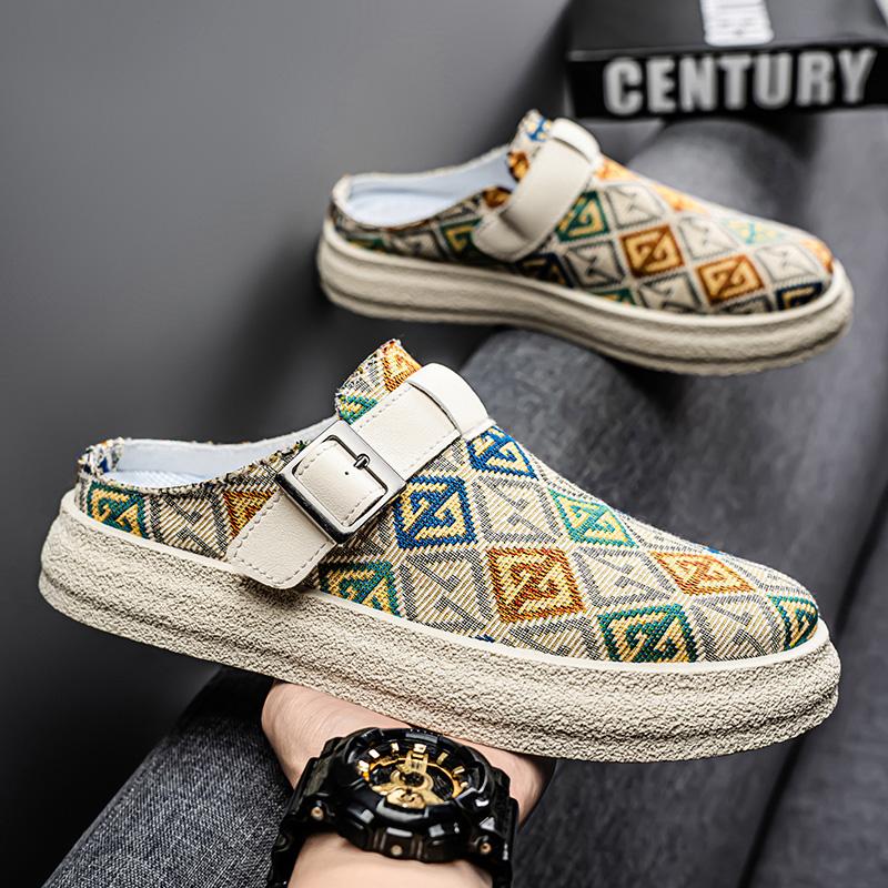 Fashion CYYTL Mens Slippers Casual Summer Shoes Outdoor Breathable Sneakers Walking Hiking Slides Luxury Designer Fashion House Loafers