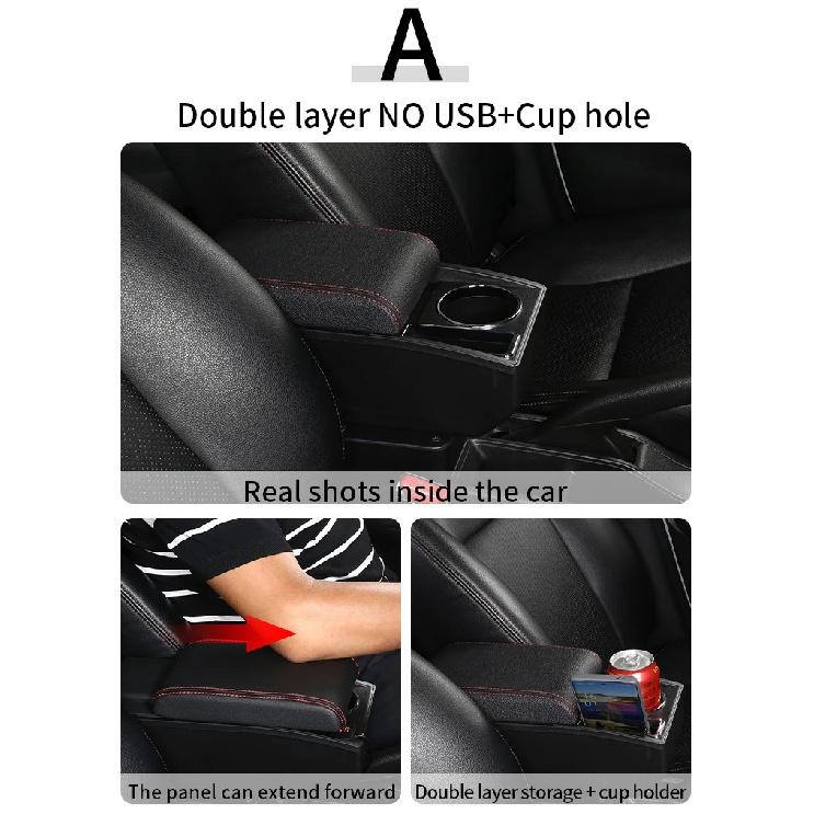 For Citroen Berlingo Armrest Box For Peugeot Partner Tepee Car Armrest Box Dedicated Retrofit Storage Box Car Accessories