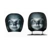 2Pcs Cartoon Car Headrest Covers Exaggerated Car Seat Headcover  Halloween Christmas Holiday