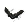 1/4" Stachelige Schlauchverbinder 4/7mm Schlauchverschraubungen Mikrodrip-Bewässerung Wasserverteiler Winkel Gerader 3-Wege 4-Wege 50/100 Stück