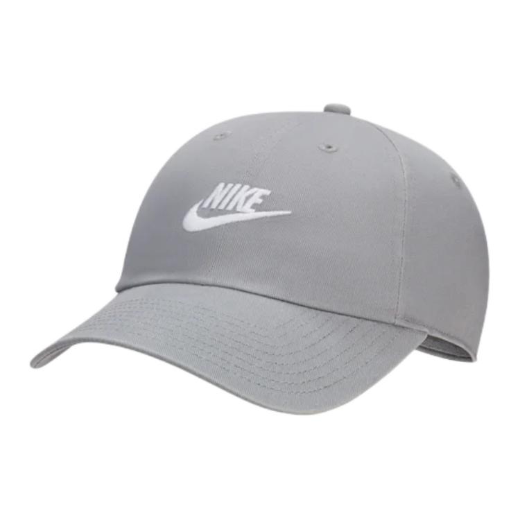 Nike Embroidered Logo Cotton Baseball Cap Grey Gray|M/L|Basic Packaging-Box Not Included