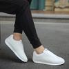 Leather Men Shoes Sneakers Trend Casual Shoe Italian Breathable Leisure Male Sneakers Non-slip Footwear White Men Loafers