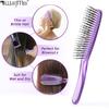 WANMEI Premium Head Massager Anti-static Scalp Brush Hair Massager Shampoo Brush Wet Plastic Detangling Brush Hair Cleaning Comb