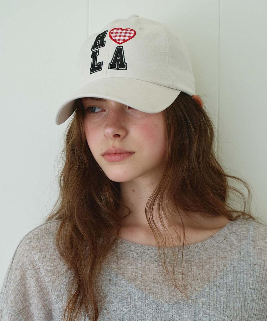 ROLAROLA I Love Rola Pigment Ball Cap Beige