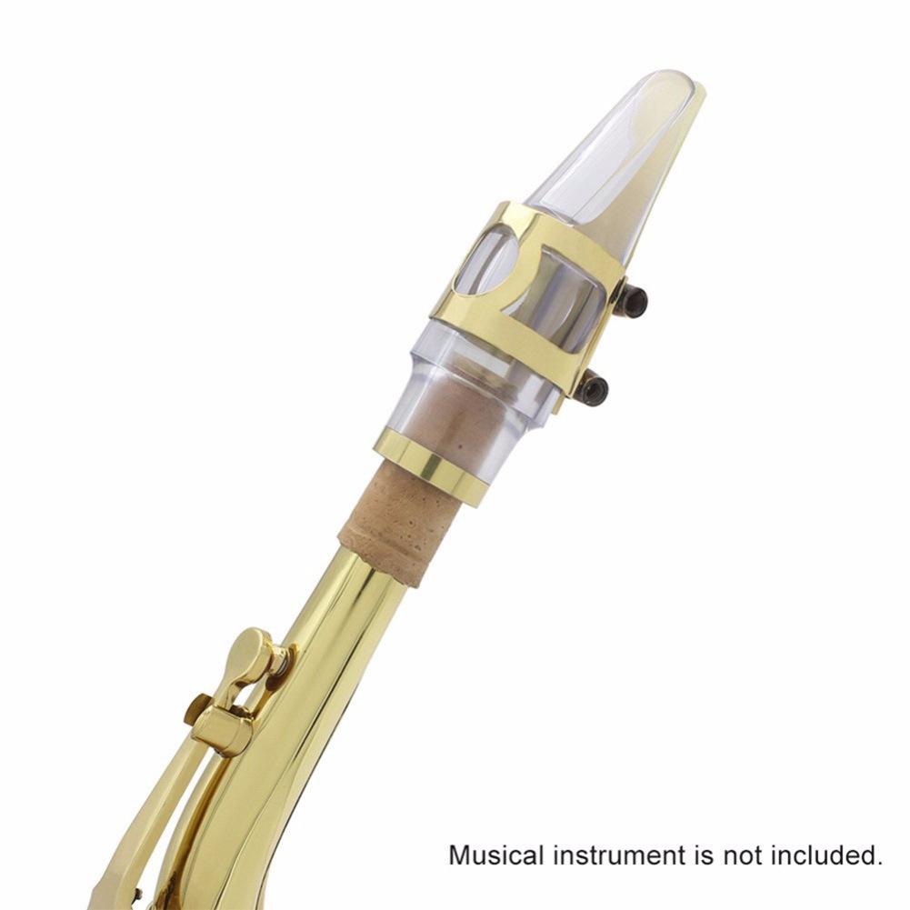 Alto Saxophone Transparent Mouthpiece E-flat Crystal Mouthpiece Mouthpiece + Cap + Clamp + Reeds