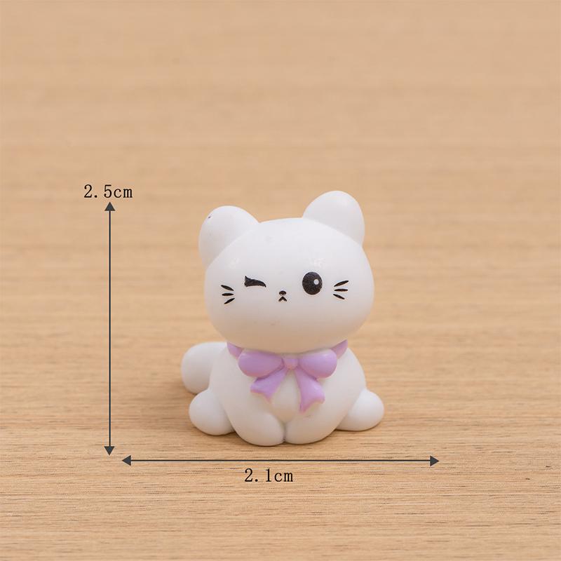 

Мультяшные креативные фигурки, миниатюры, милые собаки, кошки, пейзажные украшения, украшения для дома, стол, украшение для автомобиля, маленькие украшения