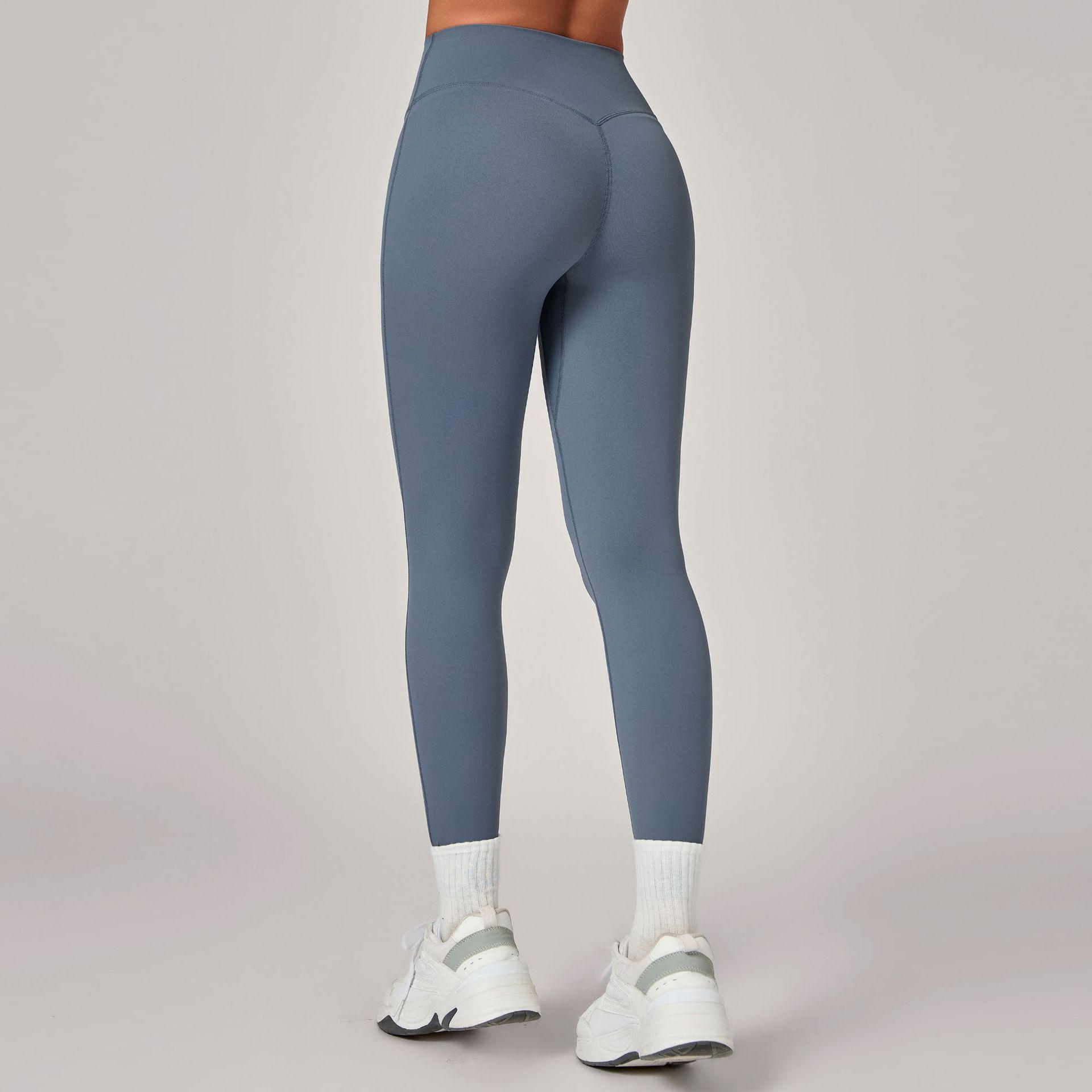 

Invisible High Waist Hip-Lifting Yoga Pants - Women s Slimming Fitness Tights for Running and Sports, Style 1020 Small