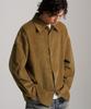 PERSTEP Corduroy Oversized Button Shirt Beige Smls4651