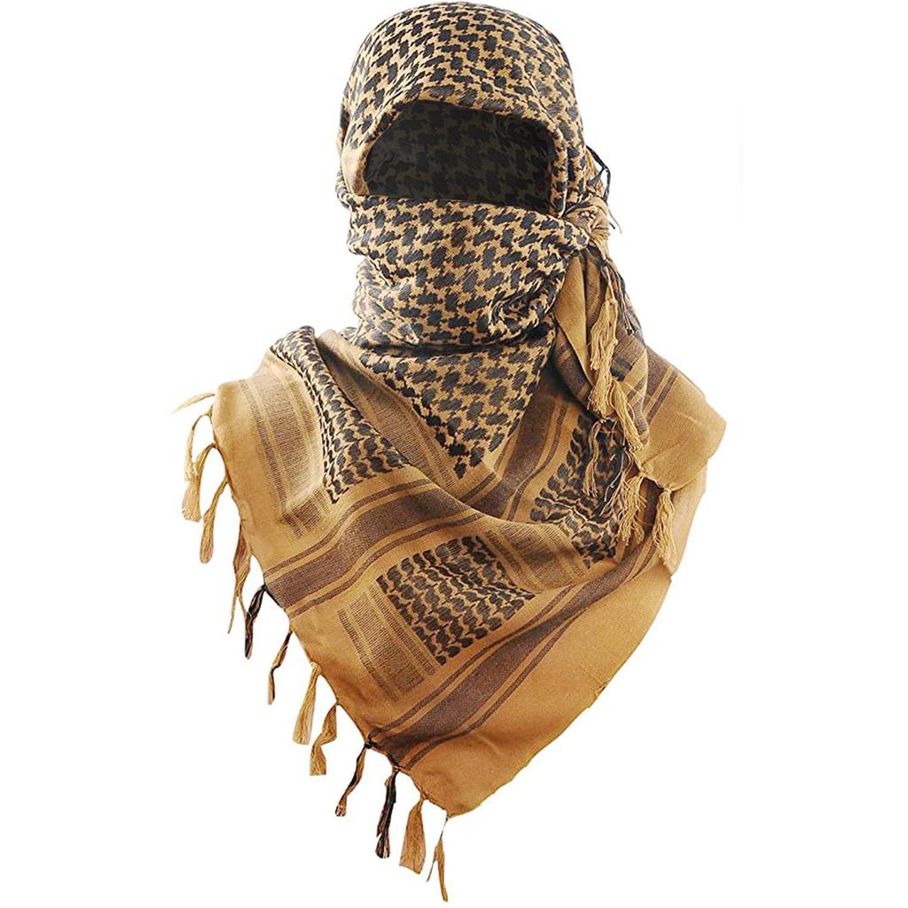 Fashion Military Fashion Lightweight Army Plaid Scarf Unisex Tactical Arab Scarf To Keep Warm