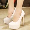 2024 2024 New Elegant Women's Shoes European American 2024 High Waterproof Platform High Heels Ladies Sexy Pumps Spring Autumn