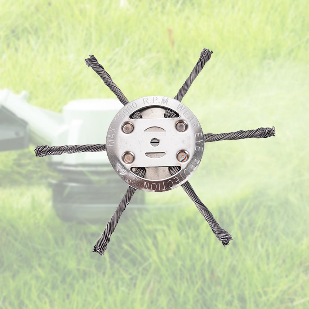 Lawn Mower Head Weed Eater Adapters Kit Weed Eater Trimmer Head Brush Cutter Steel Head for Electric String Trimmer Weed Eater