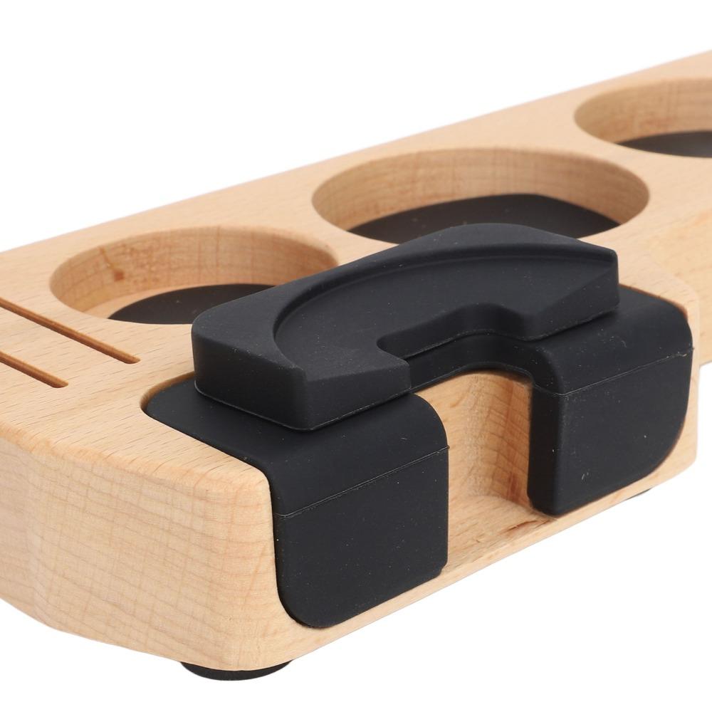 51mm 53mm 58mm Compatible Wood Tamping Station Tamper Holder Base  Espresso Machine Area