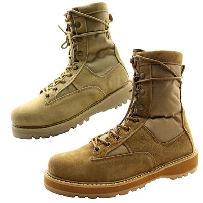 Modne brązowe buty wojskowe pustynne ze gumową podeszwą, zielone buty wojskowe US Army, taktyczne beżowe buty męskie na wyprzedaży buty wojskowe męskie
