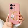 Phone Case For Redmi Note 13 Pro 4G 5G Elegant Letter Soft Liquid Silicone Full Coverage Protector For Redmi Note13 13Pro Fundas