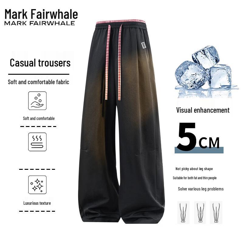 

Mark Fairwhale Men s Summer Straight-Leg Casual Trousers M