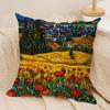 Wheat field cypress Cushion Cover Soft Plush Throw Pillow Cover  DoubleSided Printed Cushion Case  Cozy Sofa  Home Decor