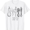 Crop Top Funny Gardening Pun Vegetable Art T-Shirt