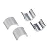 Sturdy Durable Spacers Mount Riser Clamp Silver Handlebar Motorcycle Motorcycle Accessories 1-1/8" 22 Mm To 28mm