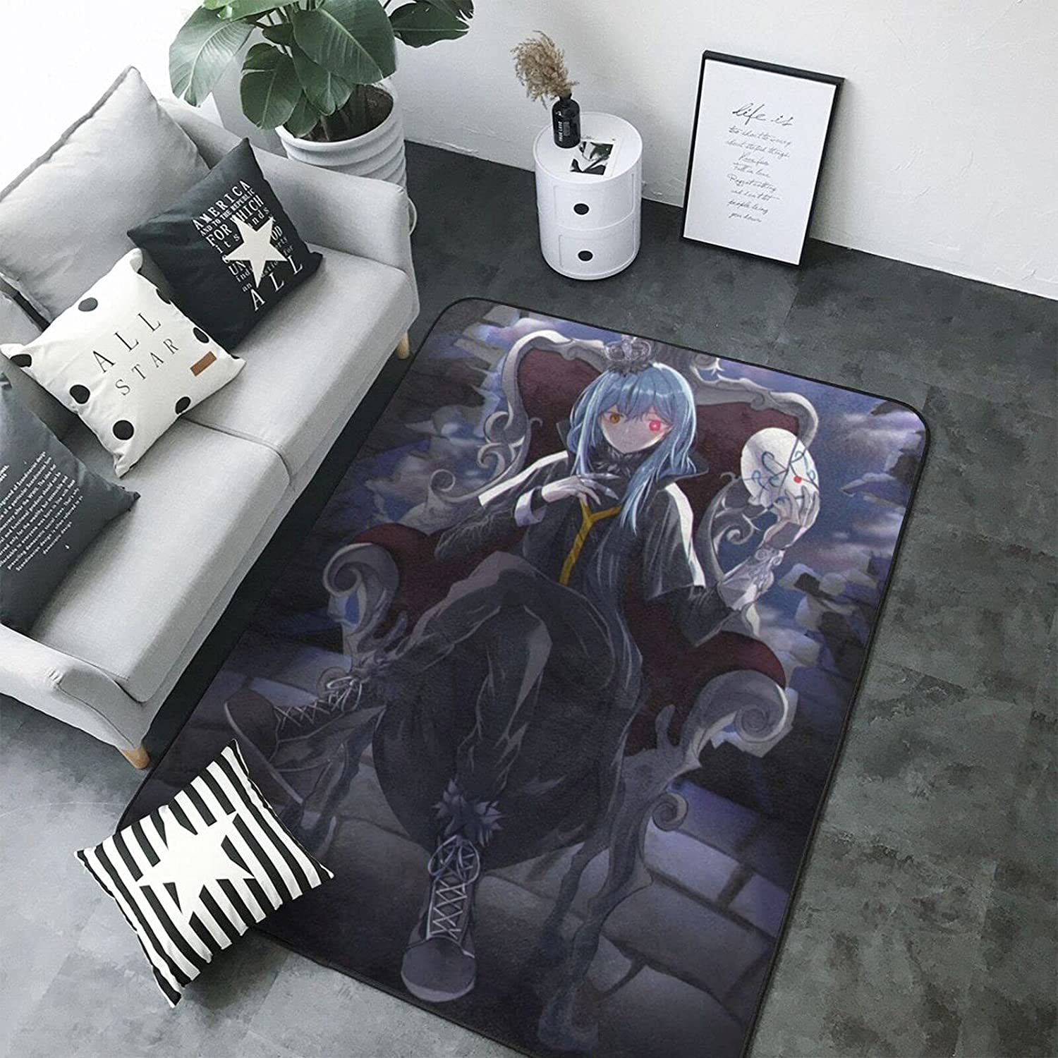 

Дитячий килимок для ігор Нековзні килими М’який пухнастий килим Дитячий рожевий декор спальні 3D-аніме Килимок Прикраса кімнати для підлітків Килимок для йоги 50cm x 80cm