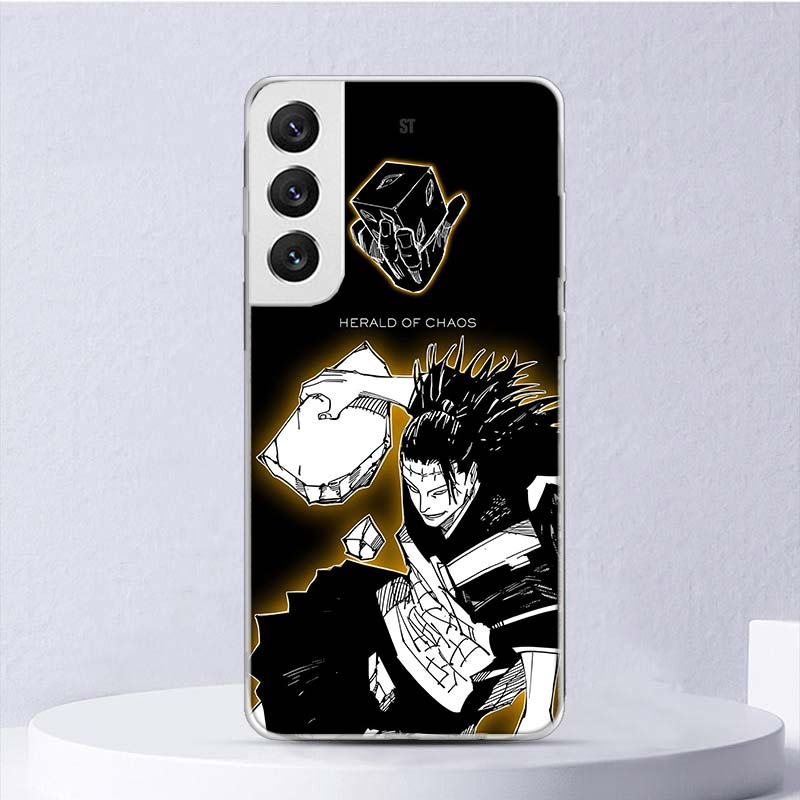 Kaisen J-Jujutsu Art Soft Case For Samsung Galaxy S25 S24 S23 S22 Ultra Phone Cover S20 FE S21 Plus S25 Edge + Funda Coque Galax
