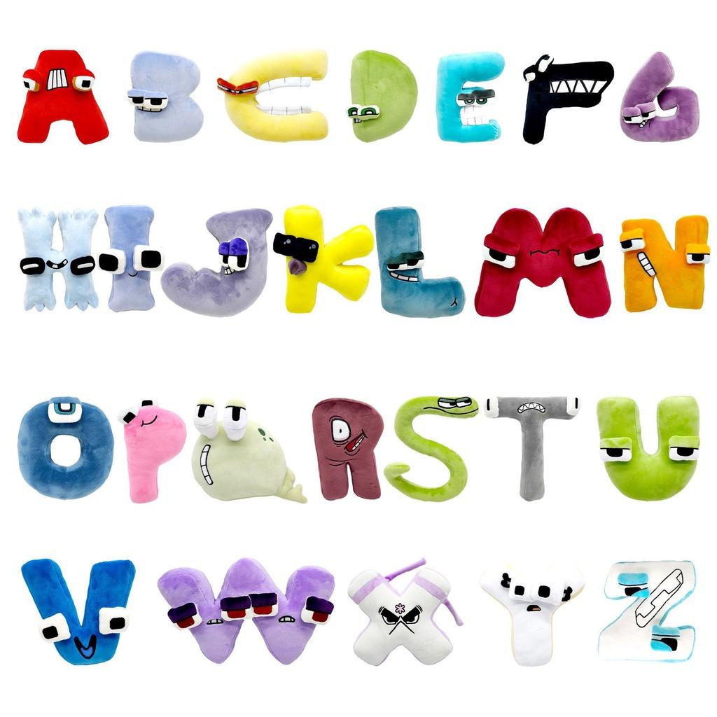 Alphabet Lore Letter A Plush Dolls Baby Educational Toys Home Decor Xmas Gift