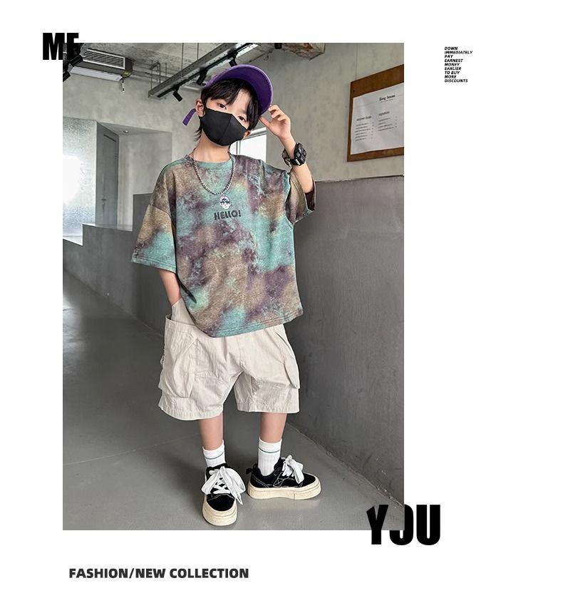 Boys' Trendy Summer Casual Suit 2025: Cool, Short-Sleeved Outfit for Kids